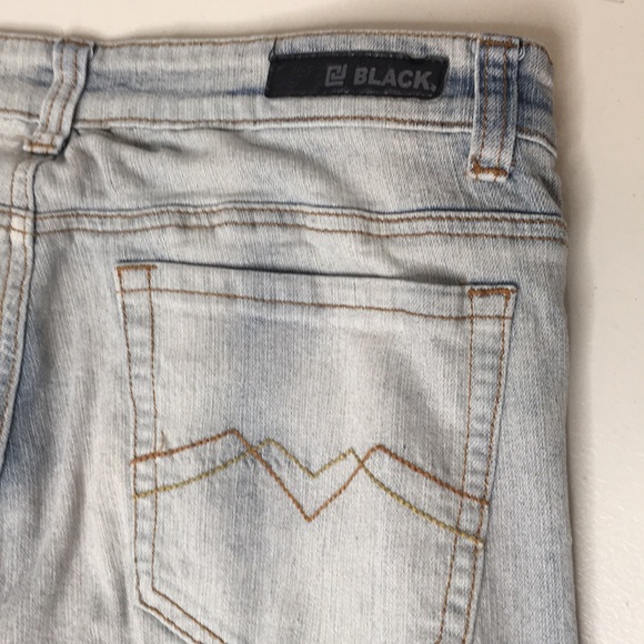 CJ Black- skinny jeans, faded & embellished stich - Picture 6 of 8